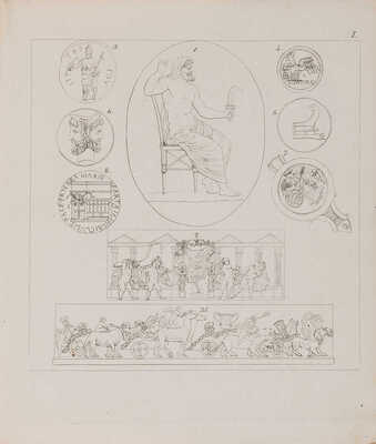 Мифологическая галерея, или собрание памятников для изучения мифологии, истории искусства... в 2 ч. Ч. 1-2. СПб., 1836.